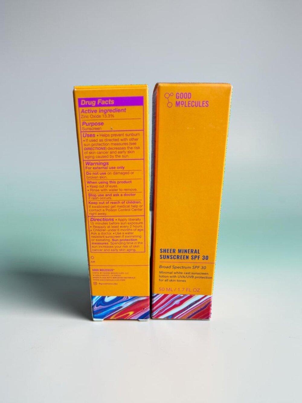 4 boxes Good Molecules Sheer Mineral Sunscreen SPF 30 New In Box Exp 07/2027 - Picture 7 of 8
